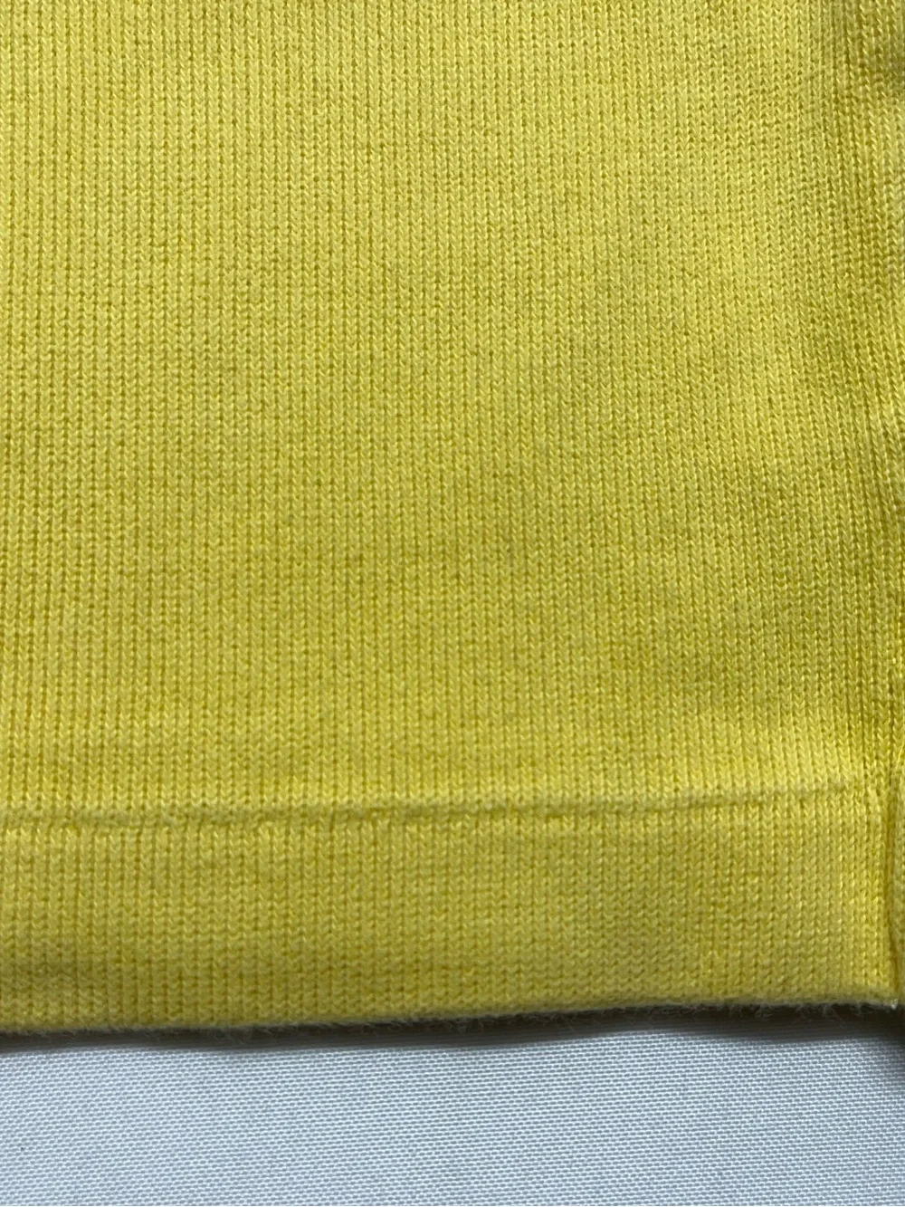 Polo Ralph Lauren 1/4 Sweater Mens Size Medium Yellow Rib Knit Pullover